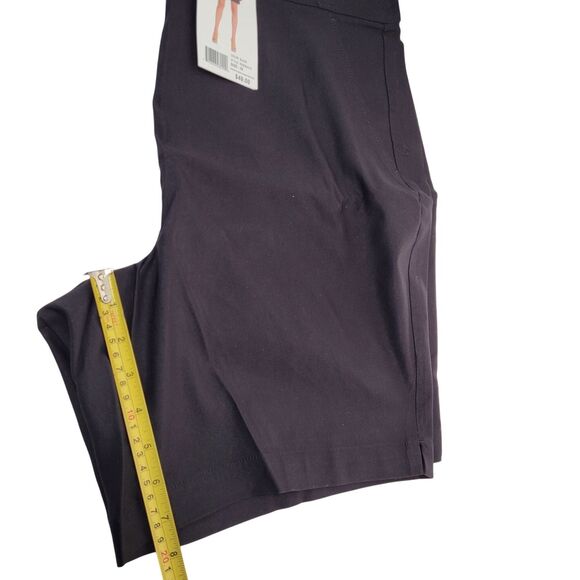 Rafaella Women's Comfort Stretch Black Bermuda Shorts With Button Detail Size 18 - Picture 11 of 11